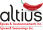 ALTIUS SPICES & SEASONINGS – company logo, company info header