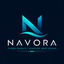NAVORA SEAFOOD – company logo, company info header