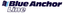 BLUE ANCHOR AMERICA LINE – company logo, company info header