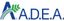 A.D.E.A. – company logo, company info header