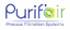 PURIF'AIR – company logo, company info header