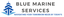 Blue Marine Services – company logo, company info header