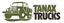 TANAX TRUCKS – company logo, company info header