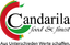 CANDARILA – company logo, company info header