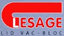 LESAGE – company logo, company info header