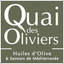 QUAI DES OLIVIERS – company logo, company info header