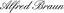 WEINKELLEREI FAM. ALFRED BRAUN – company logo, company info header