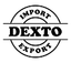 DEXTO IMPORT EXPORT – company logo, company info header