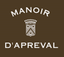 MANOIR D'APREVAL – company logo, company info header