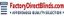 BUDGET SHOP- FACTORY – company logo, company info header