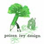 POISON IVY DESIGN – company logo, company info header