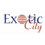 EXOTIC CITY – company logo, company info header