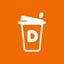 Dunkin' – company logo, company info header